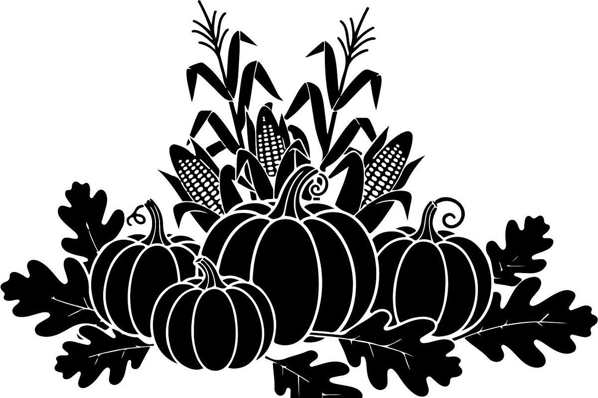Thanksgiving Harvest Silhouette, an Illustration by Creativeshirt (Photo 24 of 51)