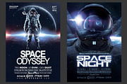 7 Space Flyer Bundle, a Design Template by PopotLane (Thumbnail 4 of 5)