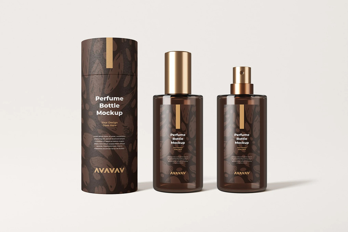 Perfume Bottle Mockup, a Product Mockup by zpackcreative (Photo 1 of 4)