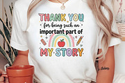 Thank You Teacher Sublimation PNG, a Seasonal Illustration by DreamPrint404 (Thumbnail 5 of 6)