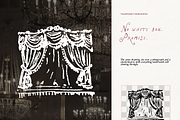 Cabaret Clipart, Burlesque Ink Set, a Person Illustration by The October Creative (Thumbnail 7 of 12)