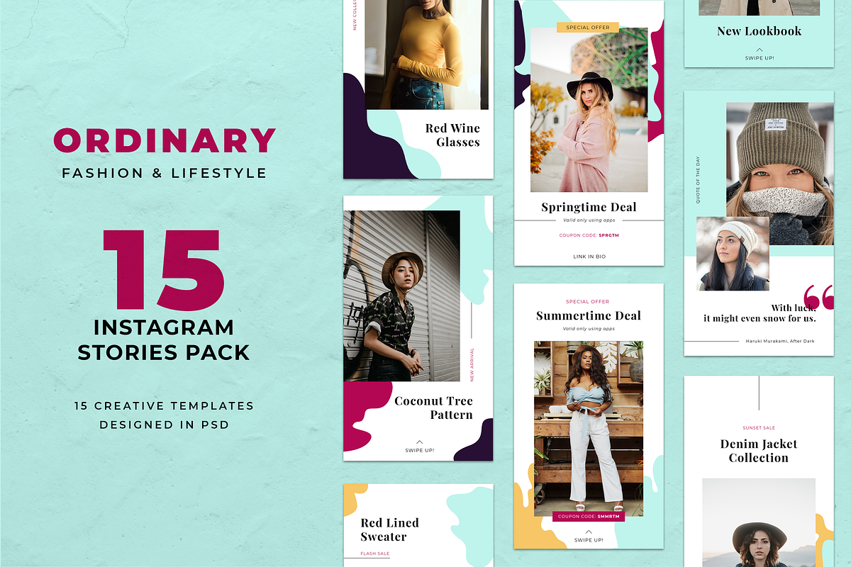 Instagram Templates Bundle 95% OFF, a Social Media Template by UICreative (Photo 20 of 21)
