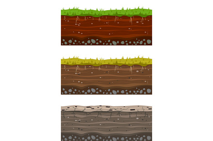 Soil ground layers. Seamless ground, a Texture Graphic by YummyBuum