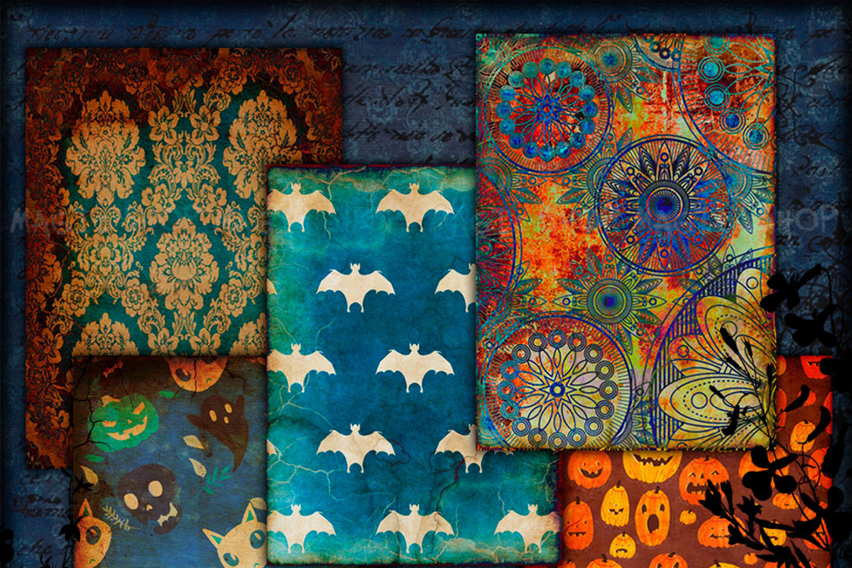 Vintage damask paper, old paper, a Texture Graphic by DidiArtWorld (Photo 2 of 3)