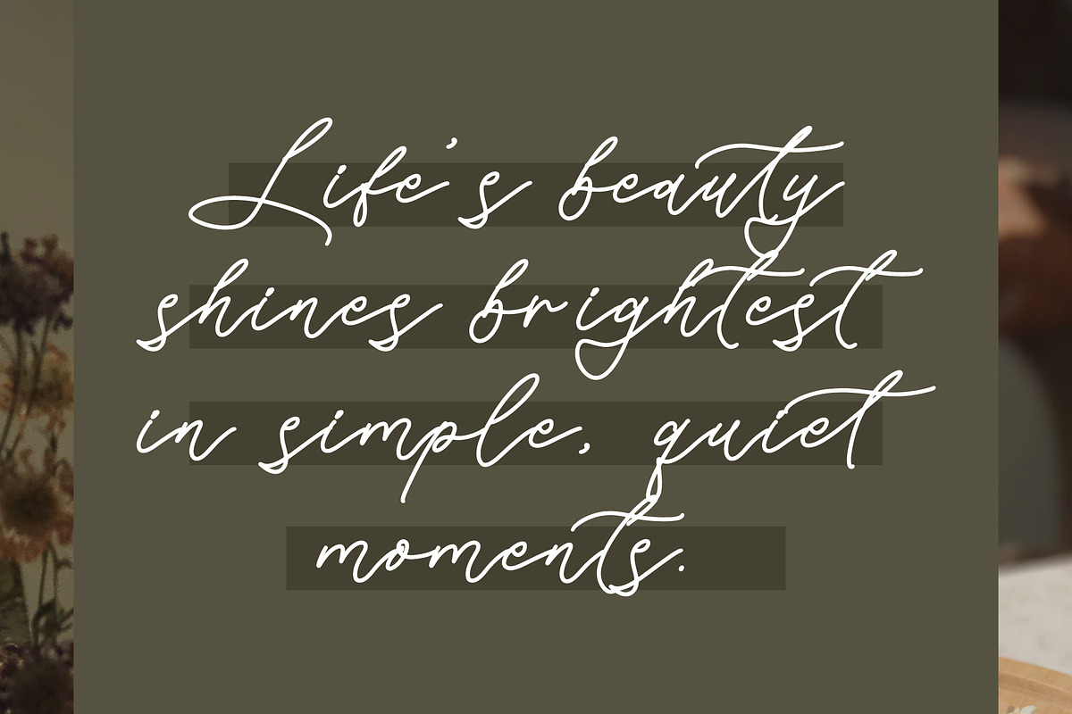 Silent Orchid, a Handwritten Font by Integritype Studio (Photo 5 of 15)