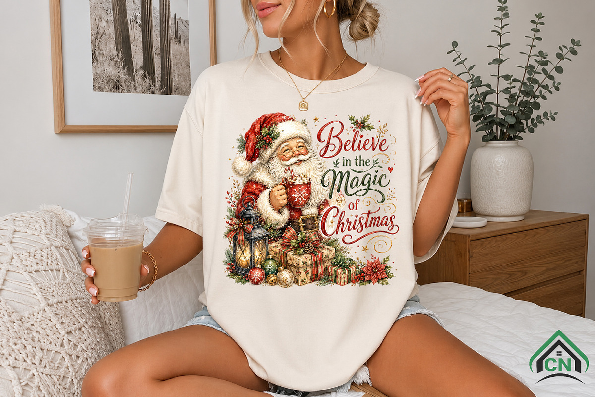 Believe in the Magic of Christmas, a Seasonal Illustration by Craft Nest (Photo 5 of 6)