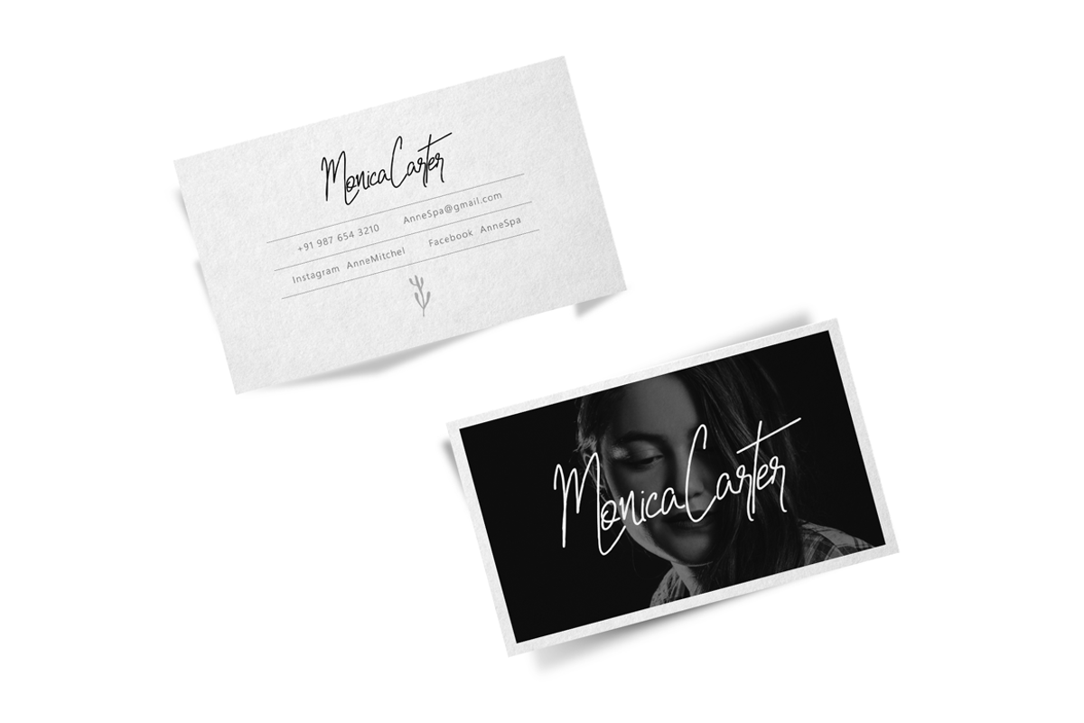 Portia-Mora Handmade Signature Font preview 4
