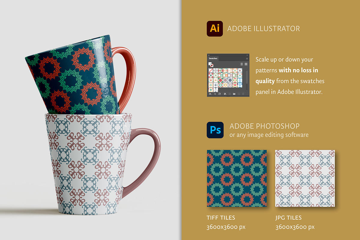 Winter Holidays Joy Collection, a Pattern Graphic by Type Art Crafters (Photo 5 of 15)