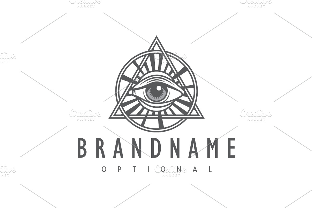 Eye of Providence Custom Logo, a Branding & Logo Template by ARTE MIGUEL (Photo 3 of 3)