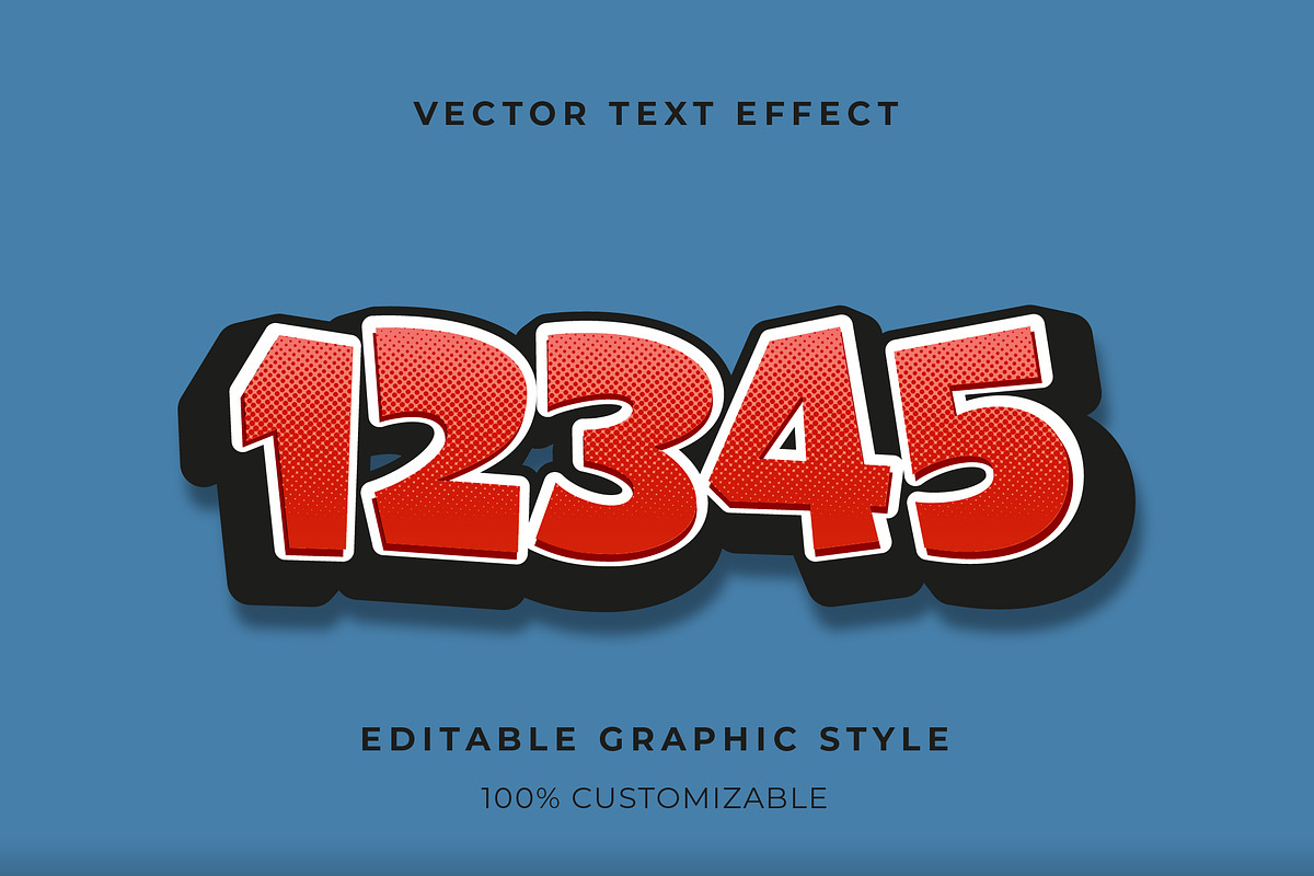 Comic Pop Halftone Text Effect preview 2