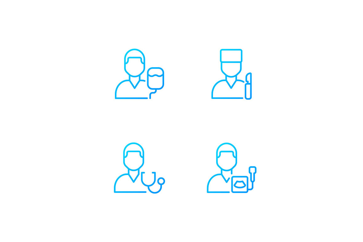 Diagnostics and treatment, an Outline Icon by IMG Visuals