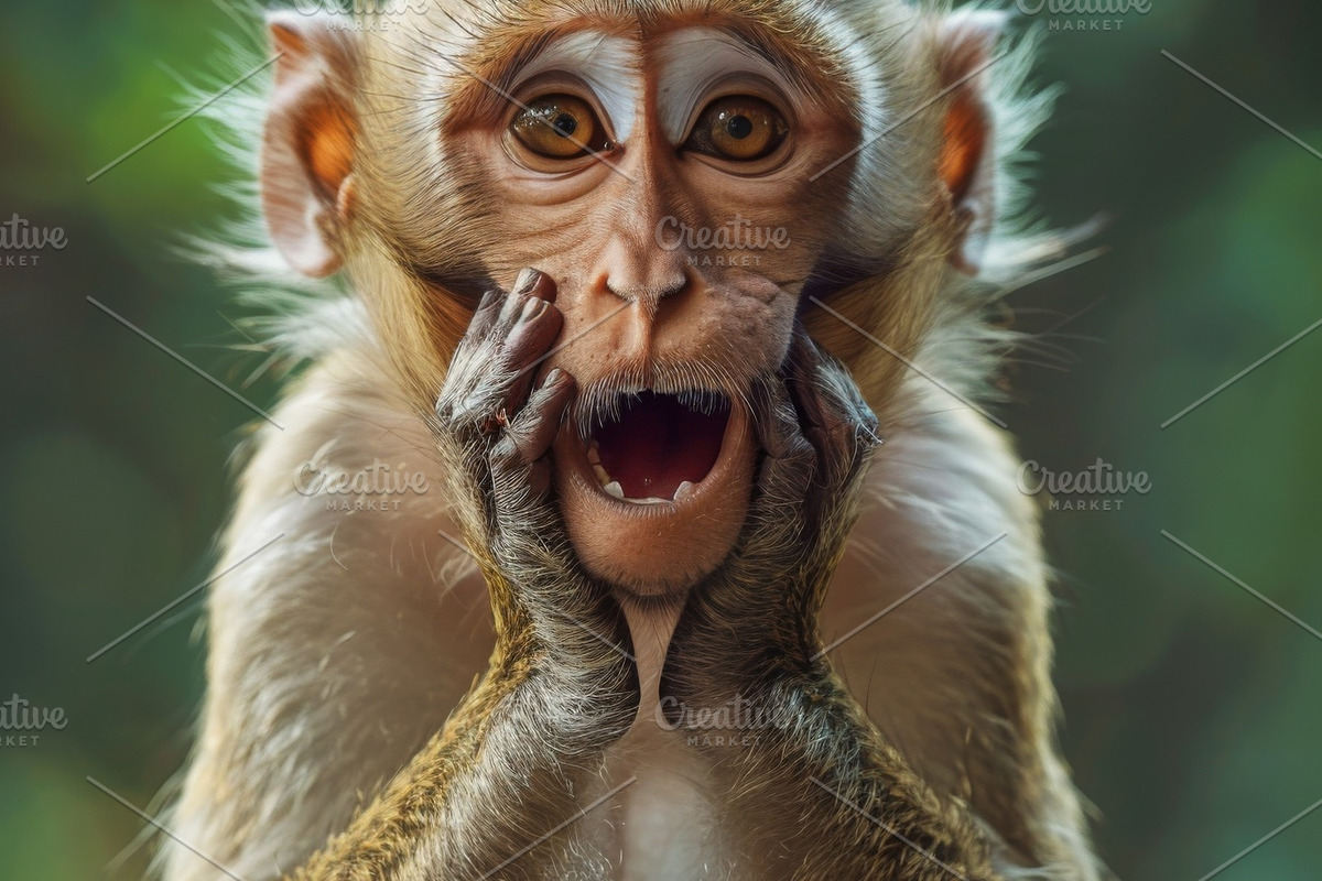 236 surprised animals, an Animal Photo by Handmadefont (Photo 104 of 241)