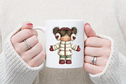 Winter Fashion Little Girl Clipart, an Illustration by designcity5 (Thumbnail 5 of 5)