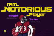 Aougtron | Athletic Font, a Font by twinstd (Thumbnail 5 of 14)