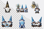 Gnome New Year Graphics, Gnome Bundl, an Illustration by SVGArt (Thumbnail 5 of 8)