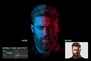 Text Portrait Photoshop Effect FX v1, a Brushes & More by INTENTFX (Thumbnail 3 of 10)