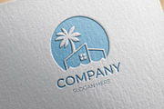 Beach resort real estate logo design, a Branding & Logo Template by Medianeka (Thumbnail 3 of 3)