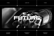 Newbron - Futuristic Display Font, a Sans Serif Font by Typeagle (Thumbnail 4 of 10)
