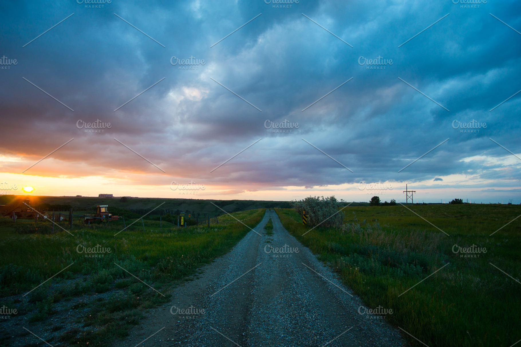 Dusty country road, a Nature Photo by JD Creative