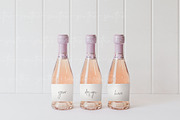 Pink Champagne Bottle Label Mockup, a Food & Drink Photo by Smitten Photo & Design (Thumbnail 2 of 2)