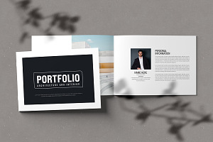 Horizontal Portfolio Template