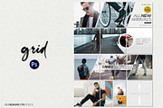 Agenda Insta Grid (Triple Posts), a Social Media Template by Analogi Studio (Thumbnail 3 of 13)