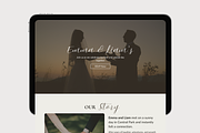 Canva Wedding Website Template, a Landing Page Template by Snapybiz (Thumbnail 8 of 11)