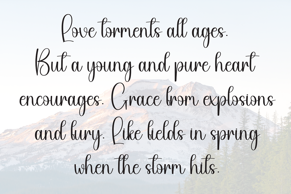 Rustic | Script Font, a Handwritten Font by Scratchones (Photo 6 of 9)