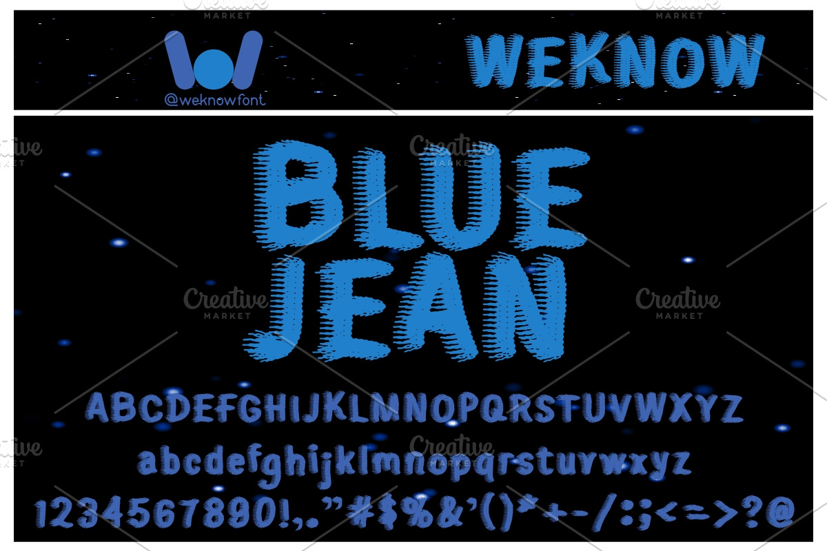 sweater font, a Font by weknow (Photo 5 of 5)
