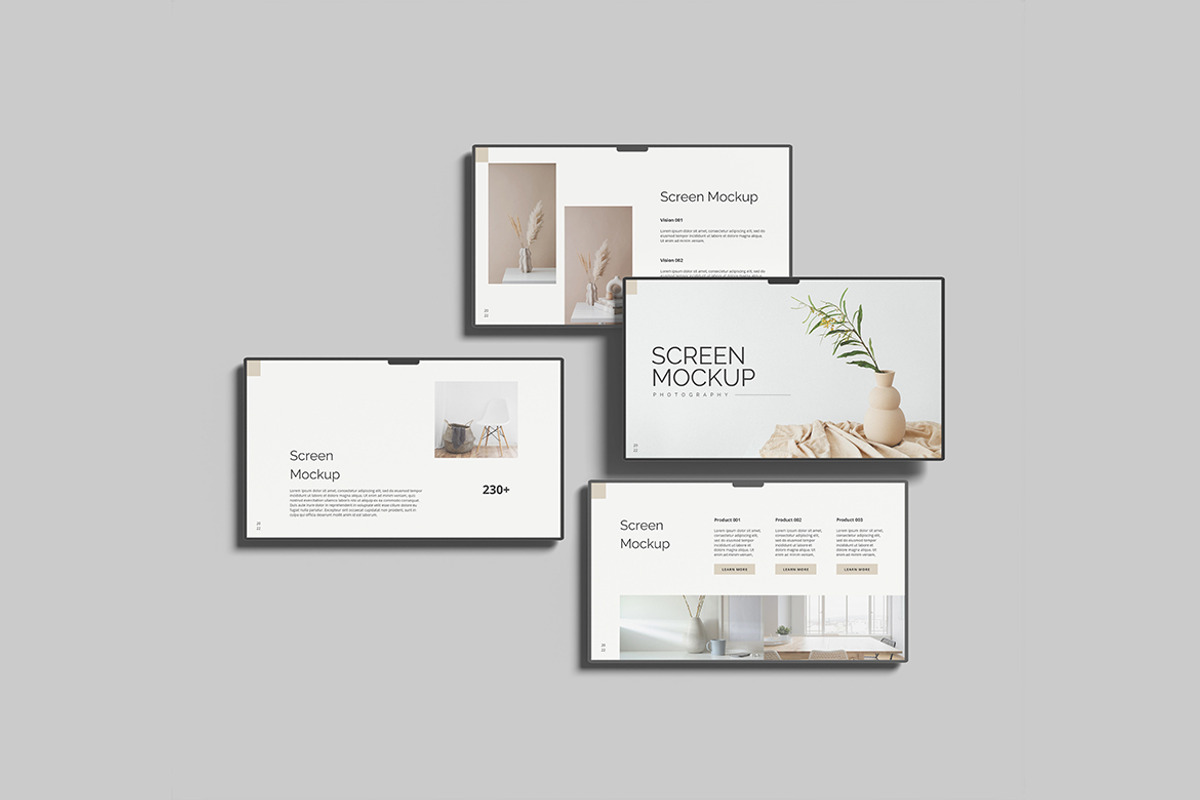 Website Screen Mockup, an Advertising Mockup by ianmikraz (Photo 3 of 5)