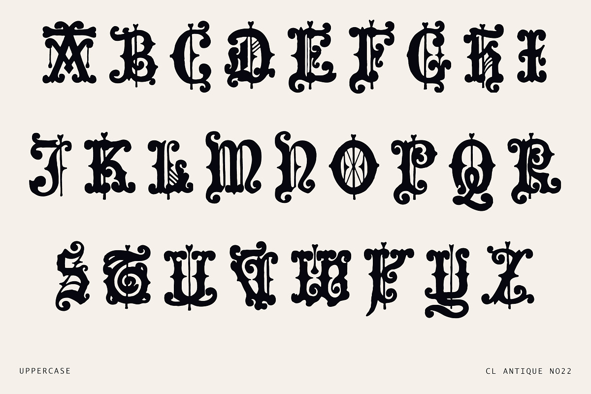 Decorative Gothic Display Font, a Blackletter Font by Century Library (Photo 3 of 6)