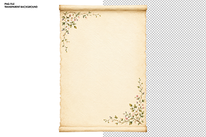 Vintage Blank Parchment Paper