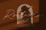 Roslyna Creative Business Font, a Handwritten Font by RantautypeStudio (Thumbnail 1 of 15)