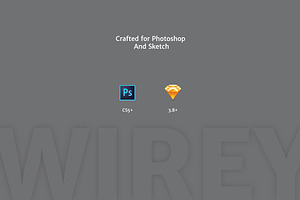 Wirey Wireframe Kit Pack