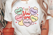Retro Valentine, You Are Enough PNG, an Illustration by Libby Wishes (Thumbnail 4 of 8)