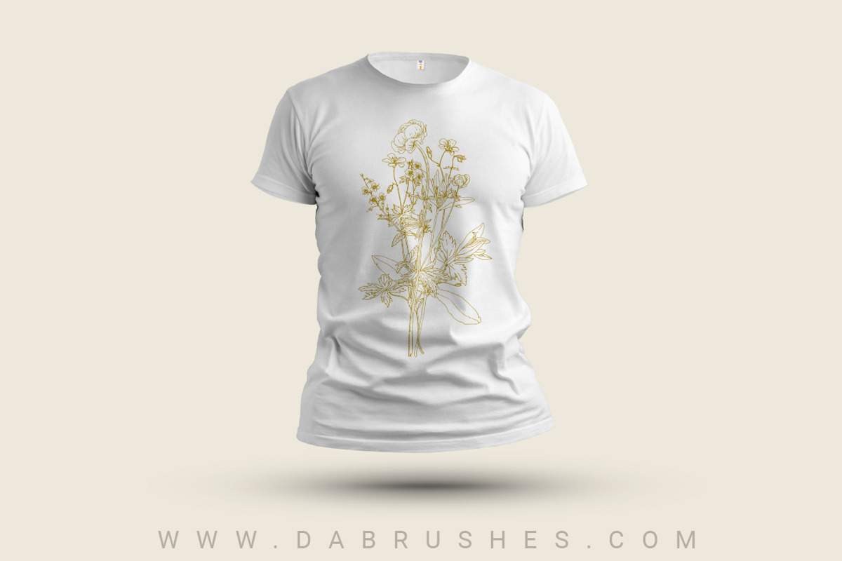 Vintage Floral Brushes - Photoshop, a Brush Add-On by DuoFankaar (Photo 6 of 9)