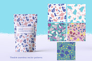 5 Bold Terrazzo Patterns, a Pattern Graphic by Agnes Somogyi PATTERNS (Thumbnail 2 of 5)