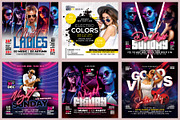 150 Night Club Flyer Bundle, a Flyer Template by AfzaalGraphics (Thumbnail 2 of 27)