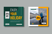 Holiday Social Media Banner Post, a Social Media Template by MightyDesign (Thumbnail 5 of 8)
