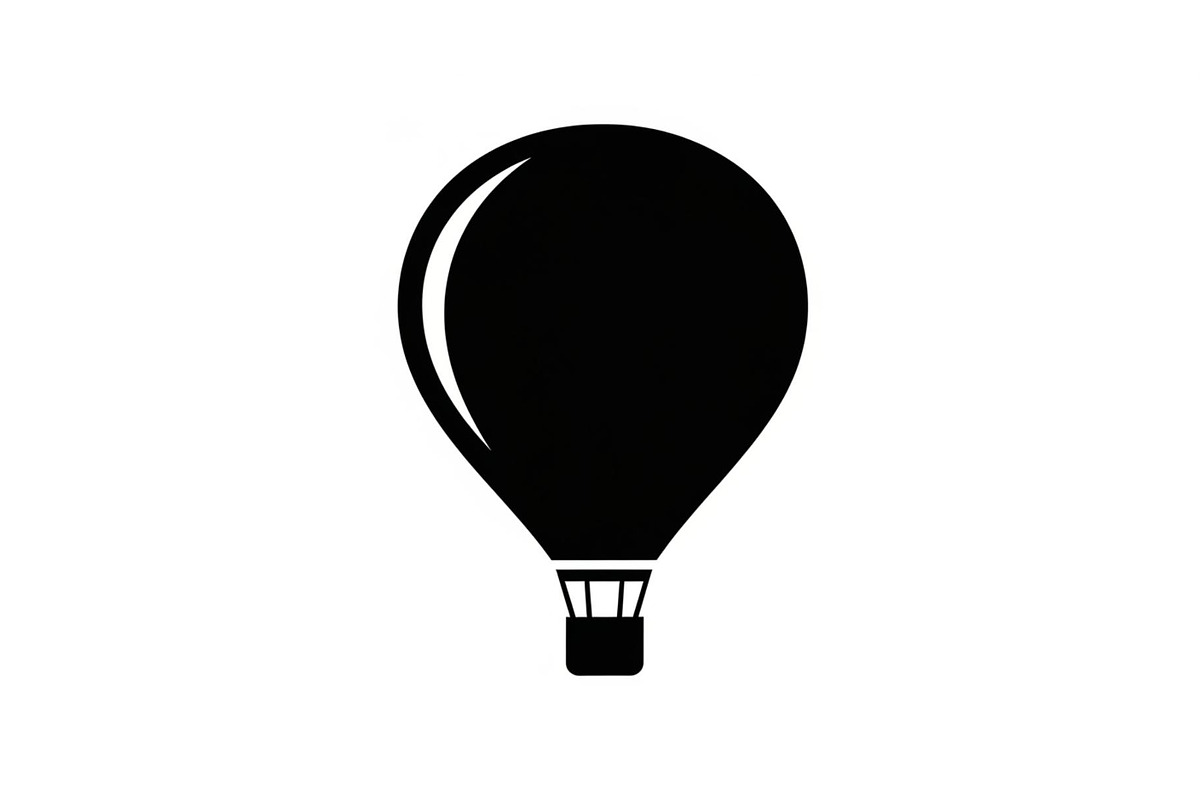 Hot Air Balloon Silhouette Bundle, an Illustration by Designer_Momina (Photo 32 of 51)