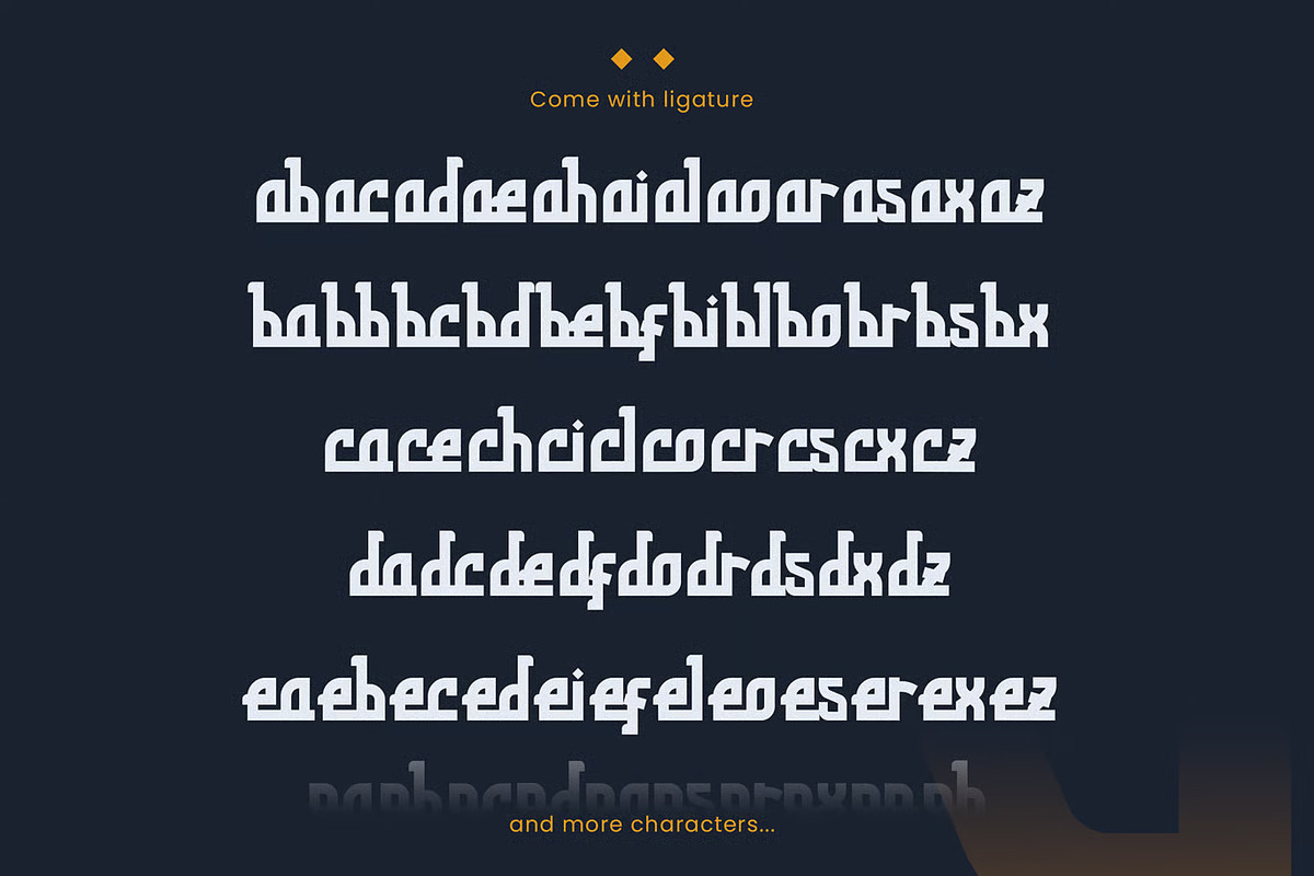 Fajrin – Modern Arabic Display Font, a Sans Serif Font by Brand Earth (Photo 3 of 6)