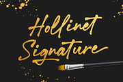 Hollinet Signature, a Handwritten Font by Siwox Studios (Thumbnail 1 of 8)