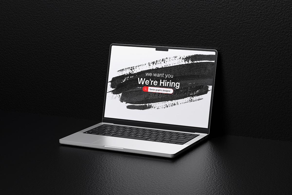 Macbook Pro Mockup, a Wearable Device Mockup by graphicstory (Photo 3 of 4)