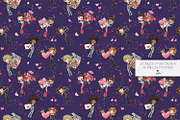 Valentine Doodles Seamless Patterns, a Pattern Graphic by KaramfilaS (Thumbnail 14 of 19)