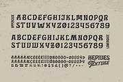 Hepives Texture Font, a Font by Nocturnal Workspace (Thumbnail 5 of 8)