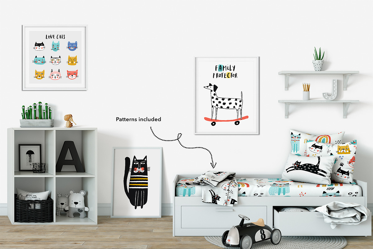 Dogs & Cats, an Animal Illustration by Oksana Stepova (Photo 14 of 20)