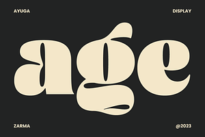 Ayuga - Psychedelic Font