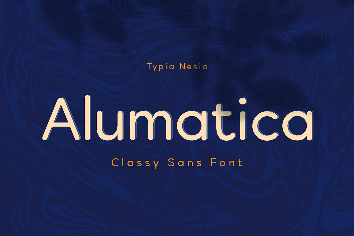 Alumatica - Rounded Sans, a Sans Serif Font by Typia Nesia (Photo 1 of 7)