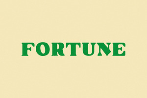 Fortune | A Lucky Display Font, a Serif Font by Taylor Penton