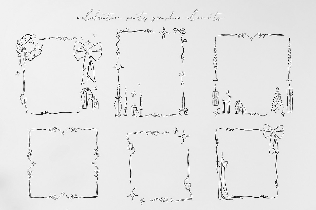 Celebration party graphic collection, an Object Graphic by Anastasy_helter (Photo 13 of 16)